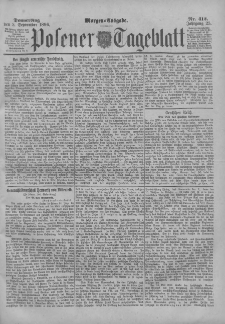 Posener Tageblatt 1896.09.03 Jg.35 Nr413