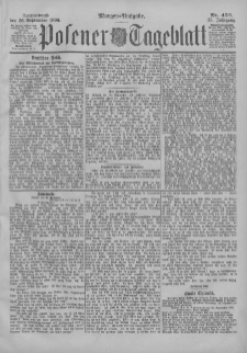 Posener Tageblatt 1896.09.26 Jg.35 Nr453