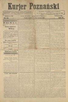 Kurier Poznański 1909.09.19 R.4 nr 214