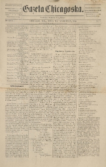 Gazeta Chicagowska. 1885.04.21 R.1 No.19