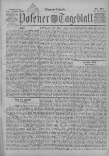Posener Tageblatt 1896.10.01 Jg.35 Nr461