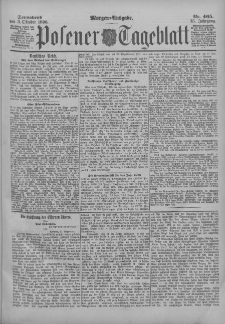 Posener Tageblatt 1896.10.03 Jg.35 Nr465