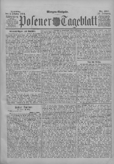 Posener Tageblatt 1896.10.04 Jg.35 Nr467