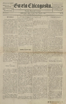 Gazeta Chicagowska. 1885.05.19 R.1 No.23