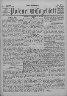Posener Tageblatt 1896.10.09 Jg.35 Nr475