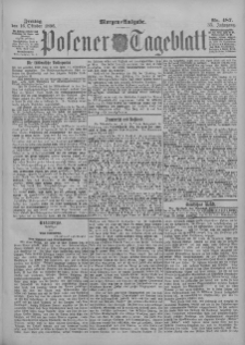Posener Tageblatt 1896.10.16 Jg.35 Nr487