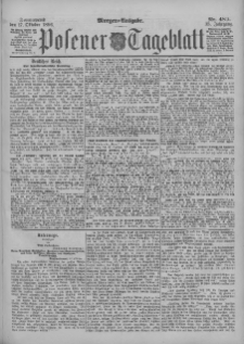 Posener Tageblatt 1896.10.17 Jg.35 Nr489