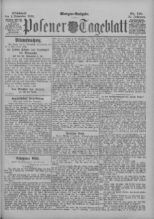 Posener Tageblatt 1896.11.04 Jg.35 Nr519