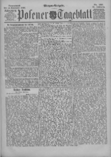 Posener Tageblatt 1896.11.14 Jg.35 Nr537