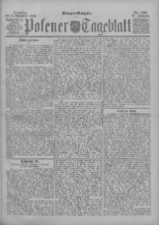 Posener Tageblatt 1896.11.15 Jg.35 Nr539