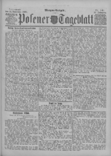 Posener Tageblatt 1896.11.21 Jg.35 Nr547