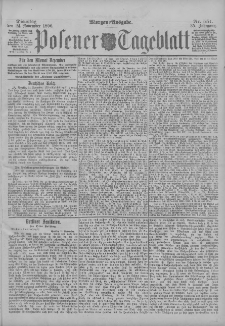 Posener Tageblatt 1896.11.24 Jg.35 Nr551