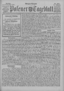 Posener Tageblatt 1896.12.25 Jg.35 Nr605
