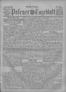 Posener Tageblatt 1897.05.20 Jg.36 Nr232