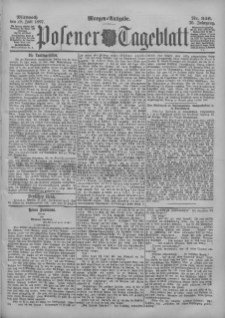 Posener Tageblatt 1897.07.28 Jg.36 Nr346