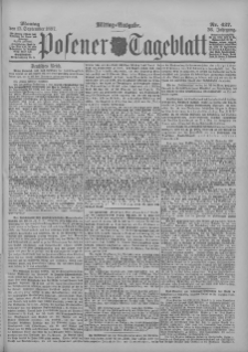 Posener Tageblatt 1897.09.13 Jg.36 Nr427