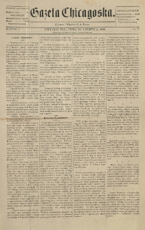 Gazeta Chicagowska. 1885.06.09 R.1 No.26
