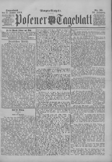 Posener Tageblatt 1899.01.21 Jg.38 Nr35