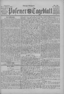 Posener Tageblatt 1899.02.04 Jg.38 Nr59
