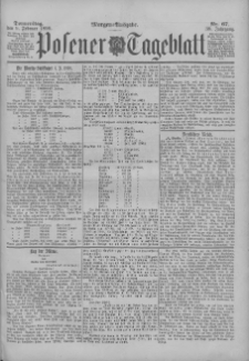 Posener Tageblatt 1899.02.09 Jg.38 Nr67