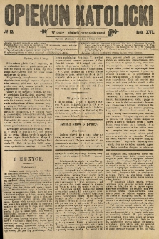 Opiekun Katolicki. 1889.02.09 R.16 nr12