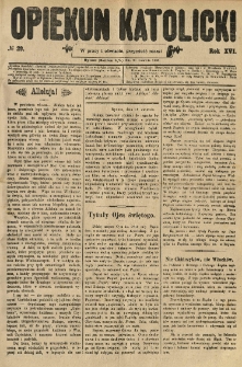Opiekun Katolicki. 1889.04.20 R.16 nr29