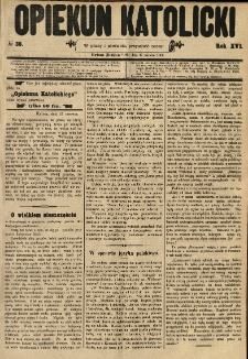 Opiekun Katolicki. 1889.06.22 R.16 nr38