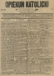Opiekun Katolicki. 1892.02.28 R.19 nr9