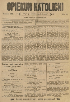 Opiekun Katolicki. 1892.10.08 R.19 nr41