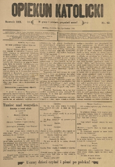 Opiekun Katolicki. 1892.12.03 R.19 nr49