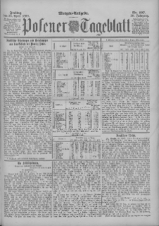 Posener Tageblatt 1899.04.28 Jg.38 Nr197