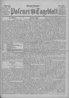 Posener Tageblatt 1899.05.03 Jg.38 Nr205