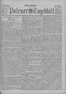 Posener Tageblatt 1899.05.09 Jg.38 Nr215