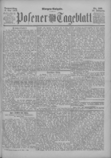 Posener Tageblatt 1899.05.11 Jg.38 Nr219