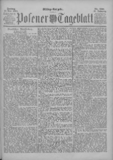 Posener Tageblatt 1899.05.12 Jg.38 Nr220
