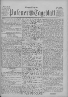 Posener Tageblatt 1899.05.13 Jg.38 Nr221