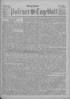 Posener Tageblatt 1899.05.17 Jg.38 Nr228