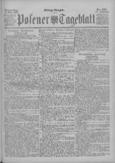 Posener Tageblatt 1899.05.18 Jg.38 Nr230