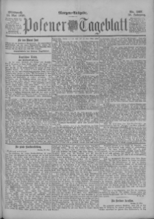 Posener Tageblatt 1899.05.24 Jg.38 Nr237