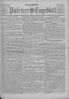 Posener Tageblatt 1899.06.01 Jg.38 nr252