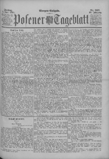 Posener Tageblatt 1899.06.09 Jg.38 Nr265