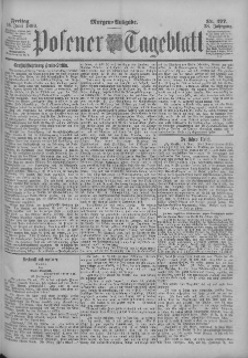 Posener Tageblatt 1899.06.16 Jg.38 Nr277