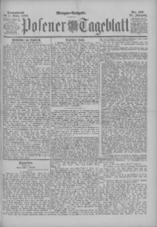 Posener Tageblatt 1899.03.11 Jg.38 Nr119