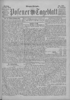 Posener Tageblatt 1899.05.19 Jg.38 Nr231
