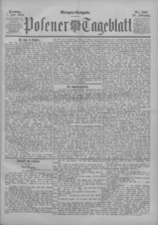 Posener Tageblatt 1899.07.07 Jg.38 Nr313
