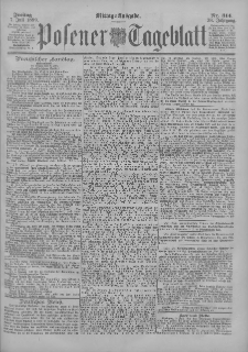 Posener Tageblatt 1899.07.07 Jg.38 Nr314