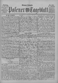 Posener Tageblatt 1899.07.09 Jg.38 Nr317