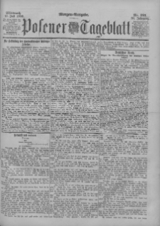 Posener Tageblatt 1899.07.12 Jg.38 Nr321