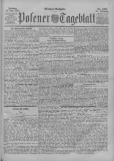 Posener Tageblatt 1899.07.14 Jg.38 Nr325