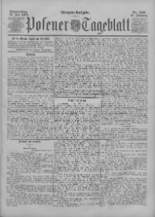 Posener Tageblatt 1899.07.20 Jg.38 Nr335